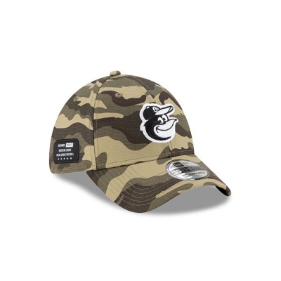 Baltimore Orioles Gorra | New Era MLB Armed Forces Weekend 39thirty Stretch Fit Cap Mexico - Verdes
